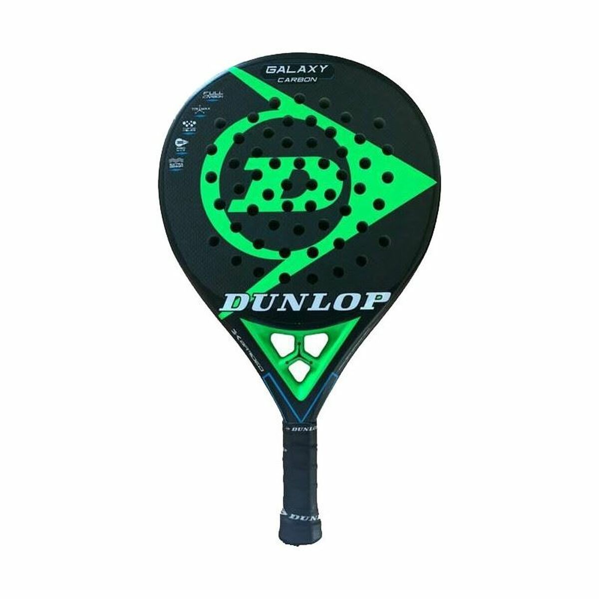 Padel Racket Dunlop Gravity Carbón G1 HL Lime green