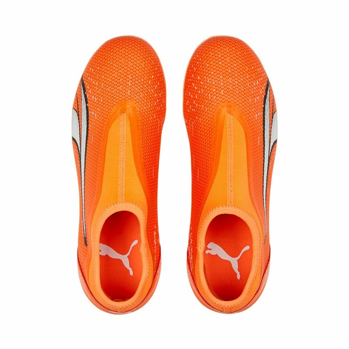 Chaussures de foot pour Enfants Puma Ultra Match Ll Mg Orange