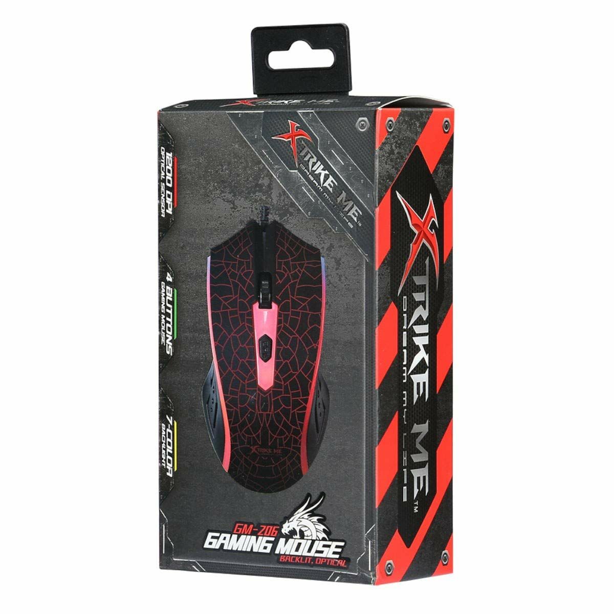Gaming Mouse Xtrike Me GM206