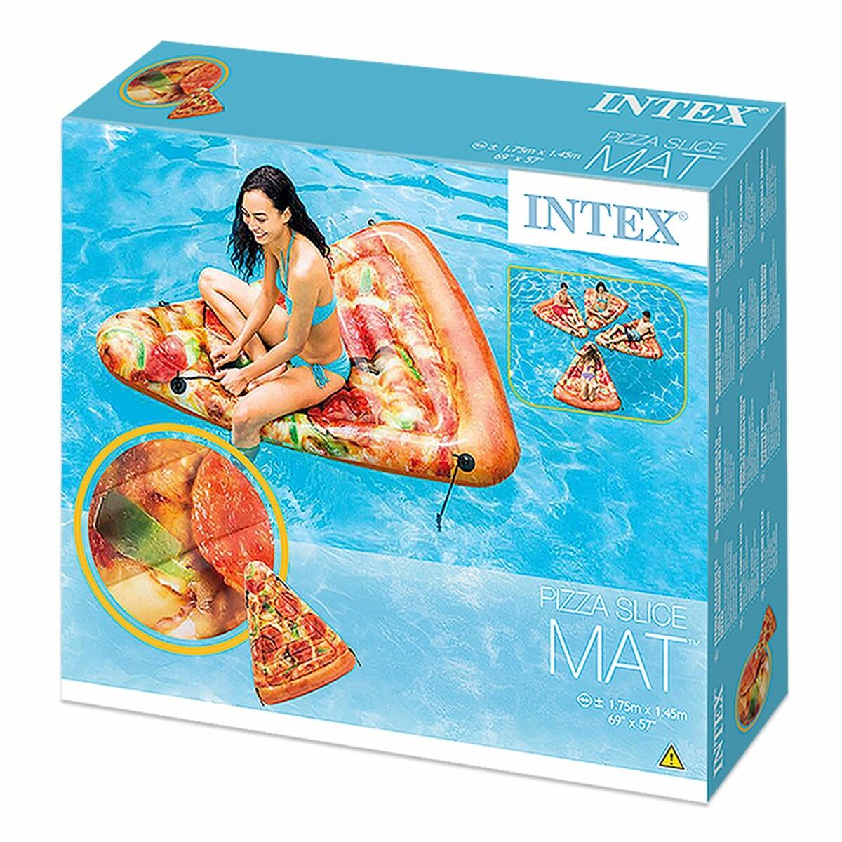 Materassino Gonfiabile Intex Pizza 58752 Pizza