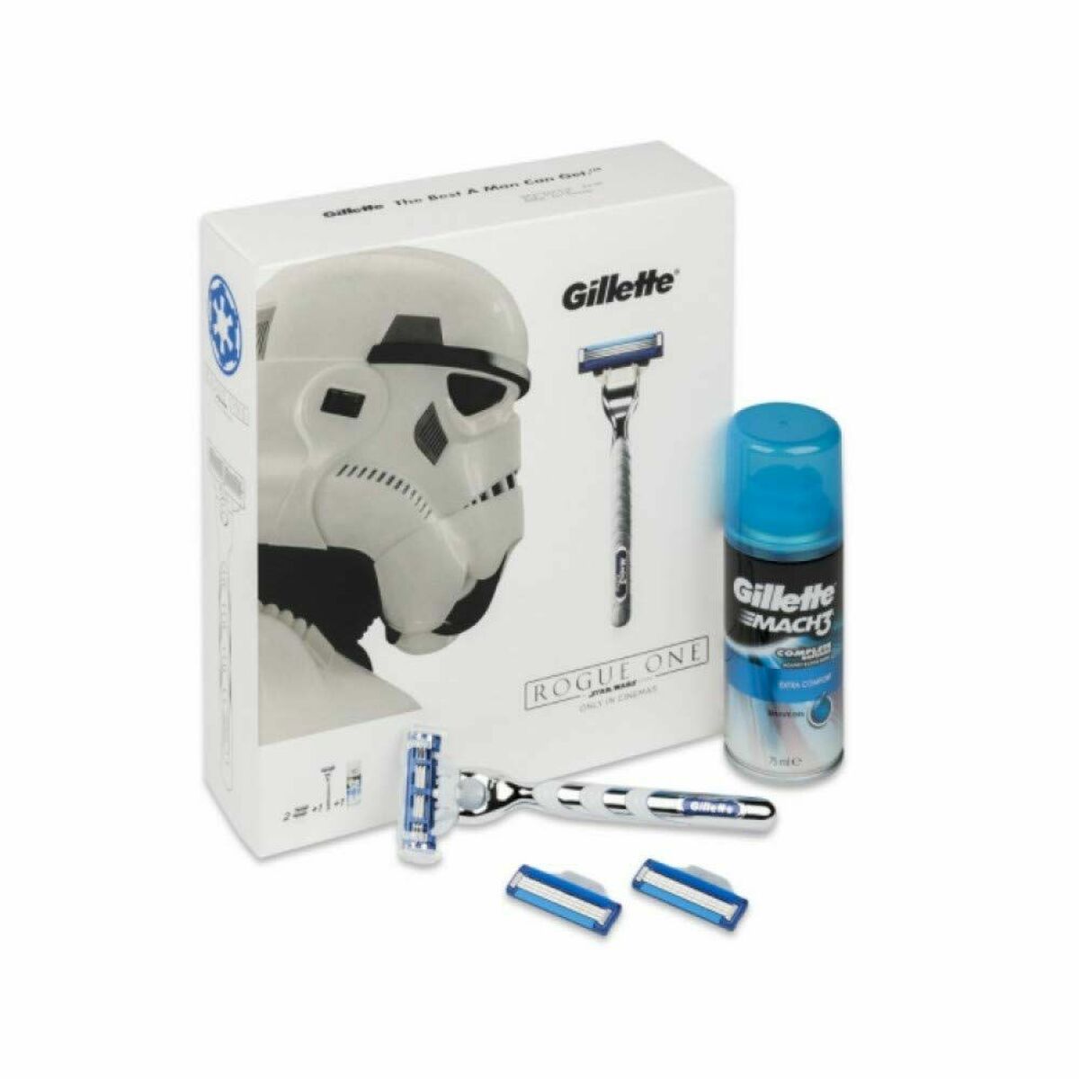 Set de rasage Mach 3 Turbo Rogue One Star Wars Gillette (3 pcs)