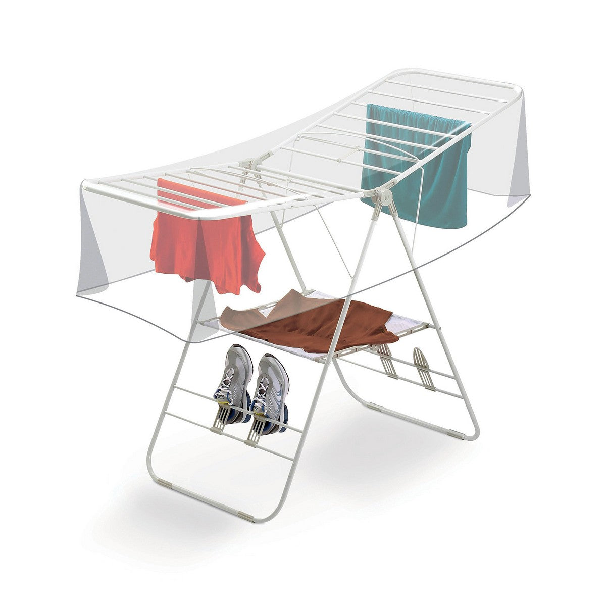 Couvre-étendoir à Linge Domopak Living Transparent Plastique 120 x 260 cm