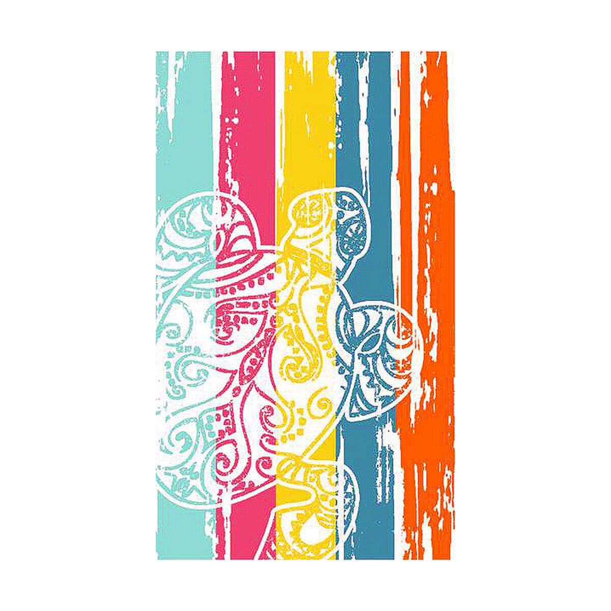 Telo da Mare Secaneta Kunkuru Tartaruga Jacquard 100 x 170 cm