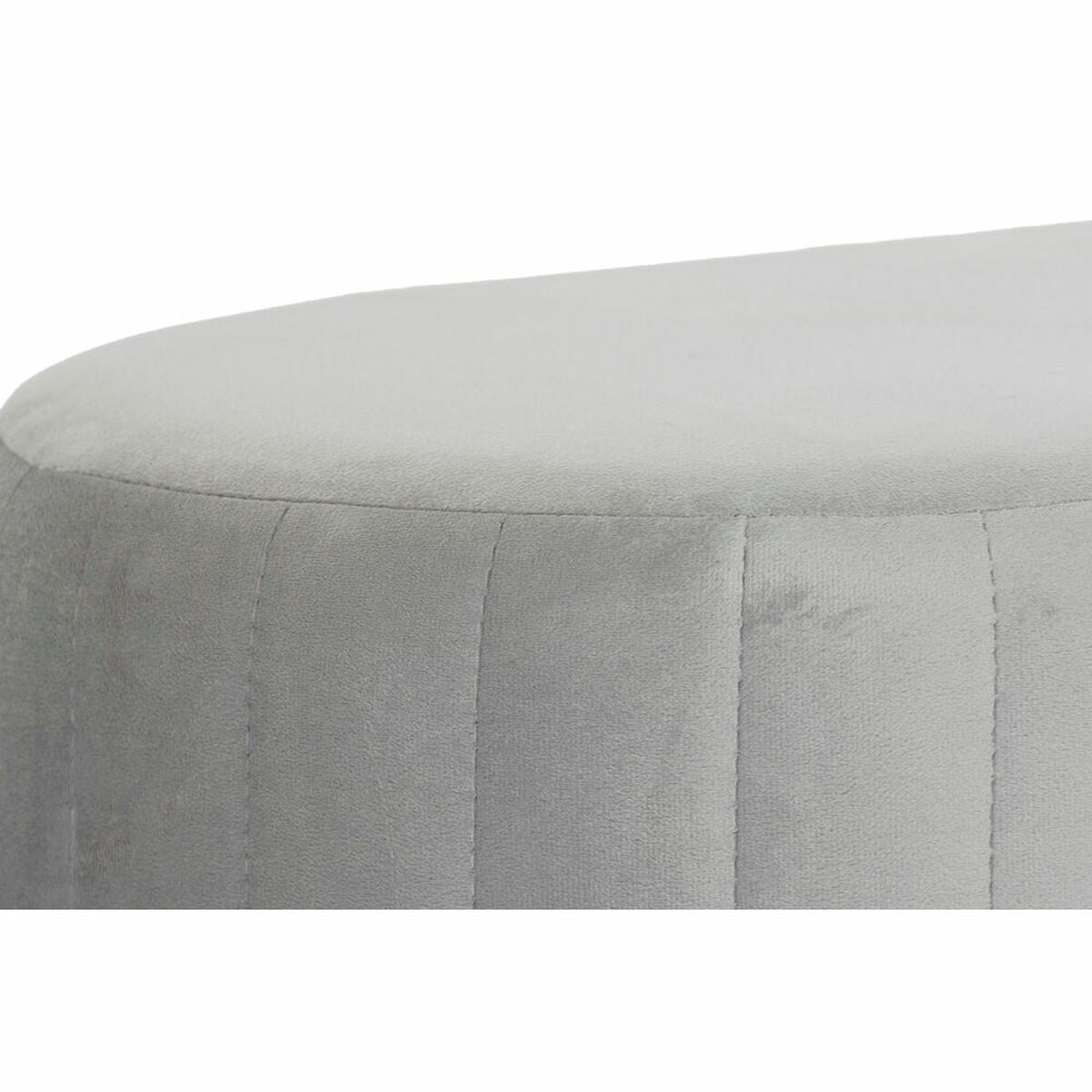 Panca DKD Home Decor Grigio Dorato Metallo 123 x 50 x 45 cm