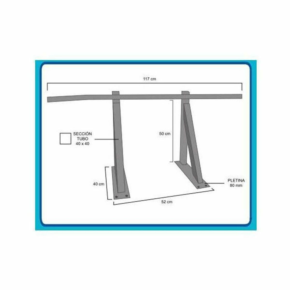 Barre de traction Softee 0509060 Gris clair