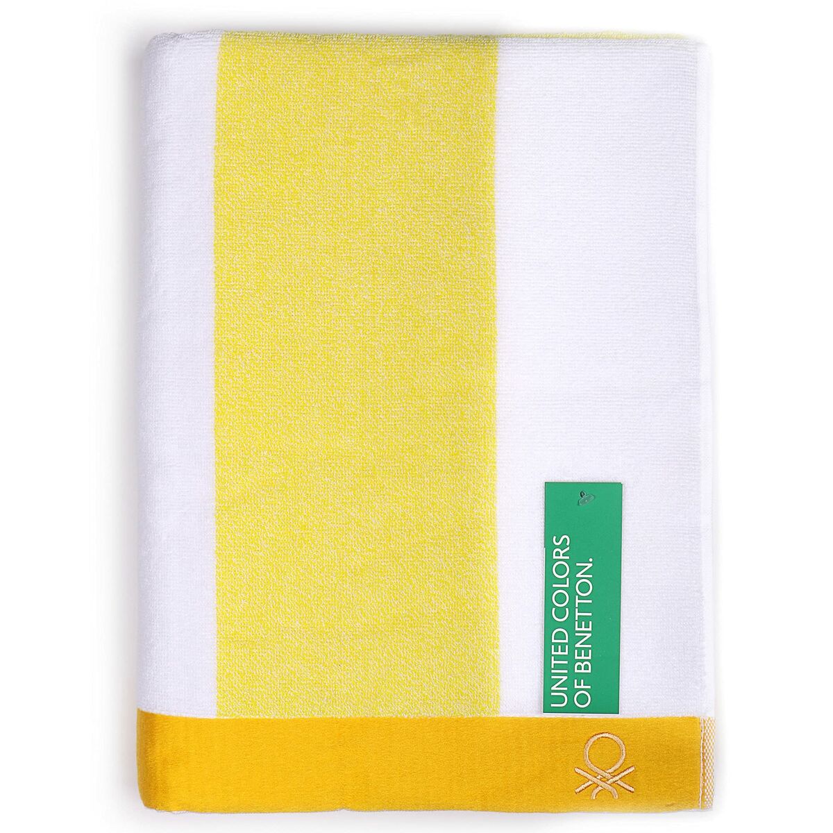 Telo da Mare Benetton BE041 Giallo 160 x 90 cm (90 x 160 cm)