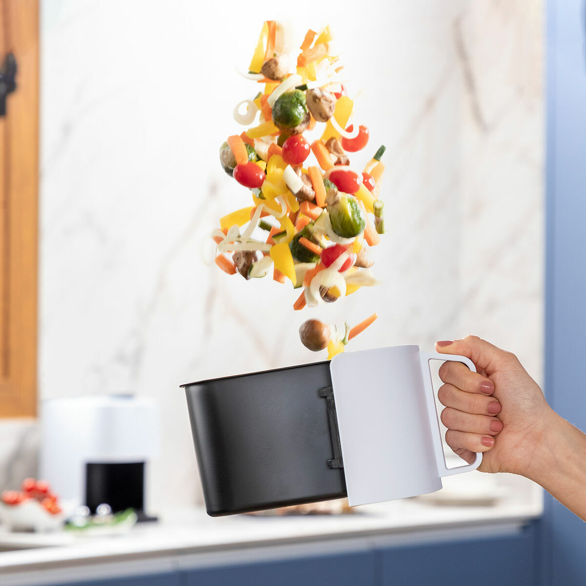 Friggitrice senza Olio InnovaGoods Bianco 1200 W 2 L (Ricondizionati B)