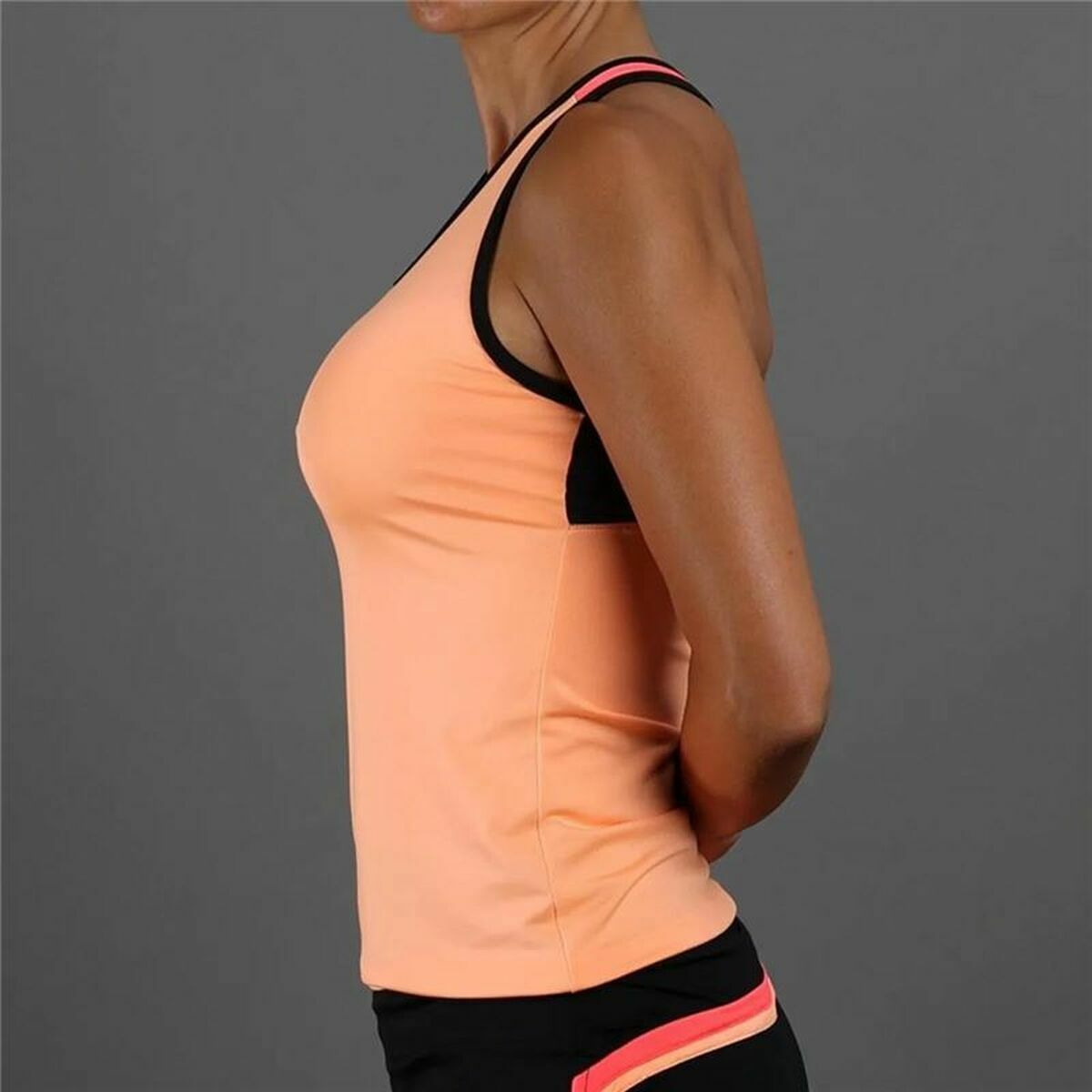 Maillot de Corps de Sport à Manches Coupe Endless Flow Beige