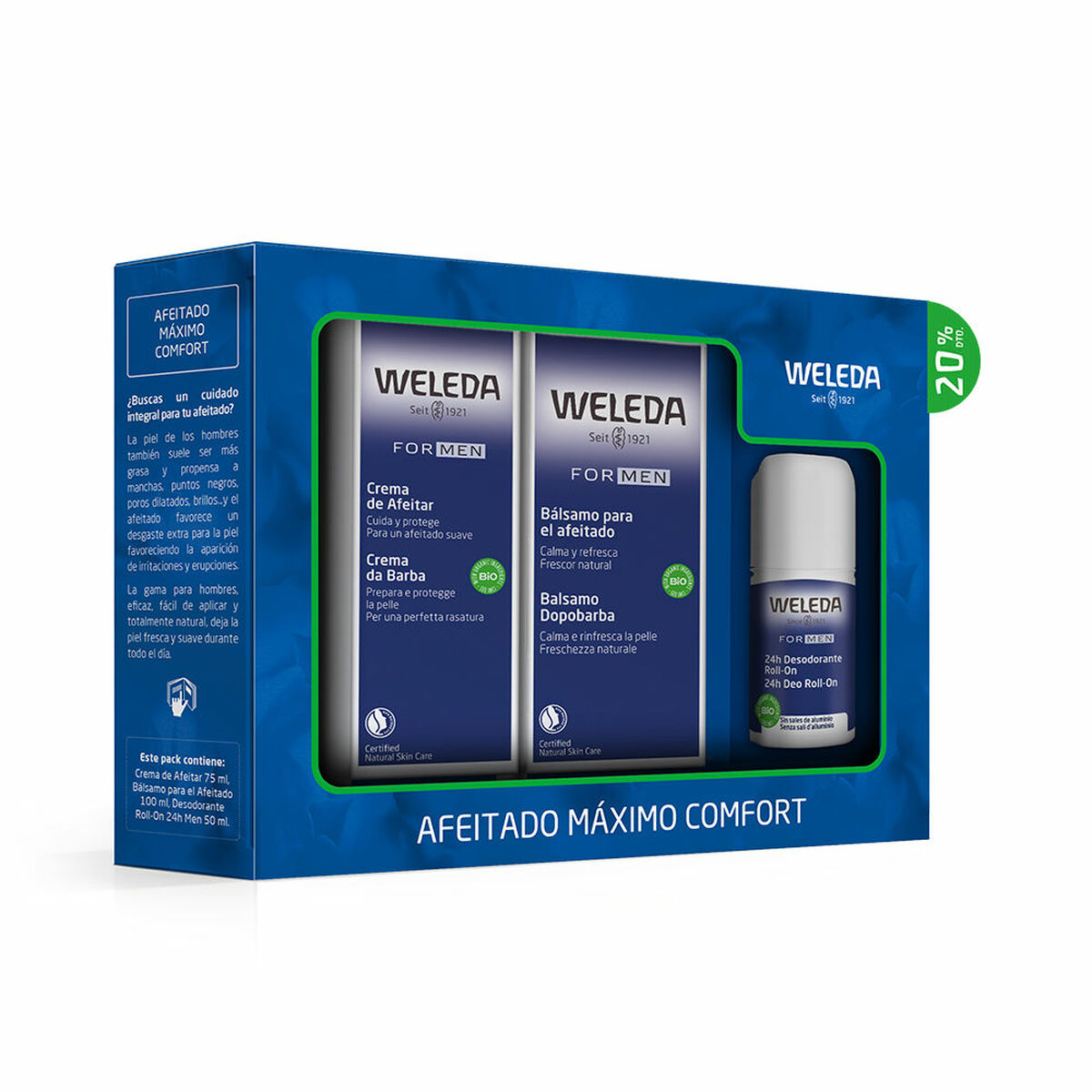 Set de rasage Weleda 3 Pièces