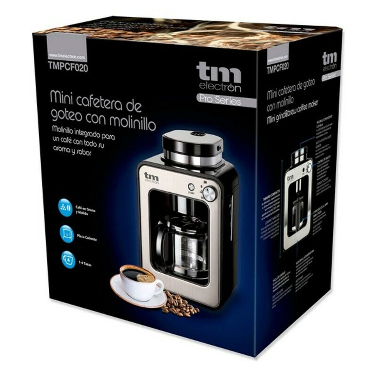 Drip Coffee Machine TM Electron TMPCF020S 600 W 600W
