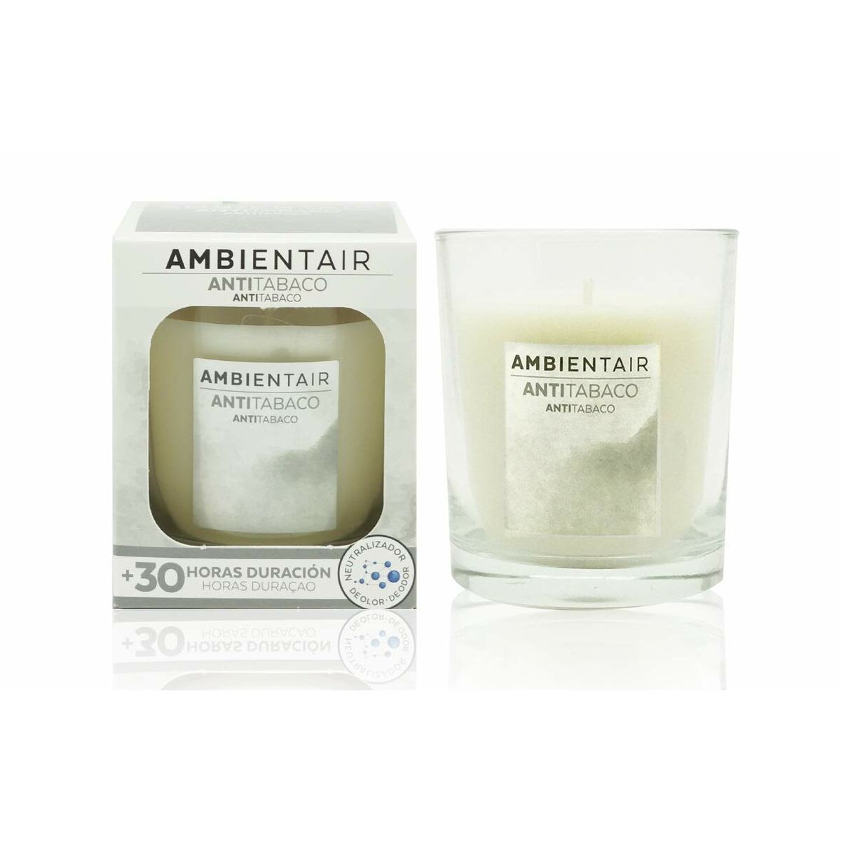 Scented Candle Ambientair Eliminates the smell of tobacco