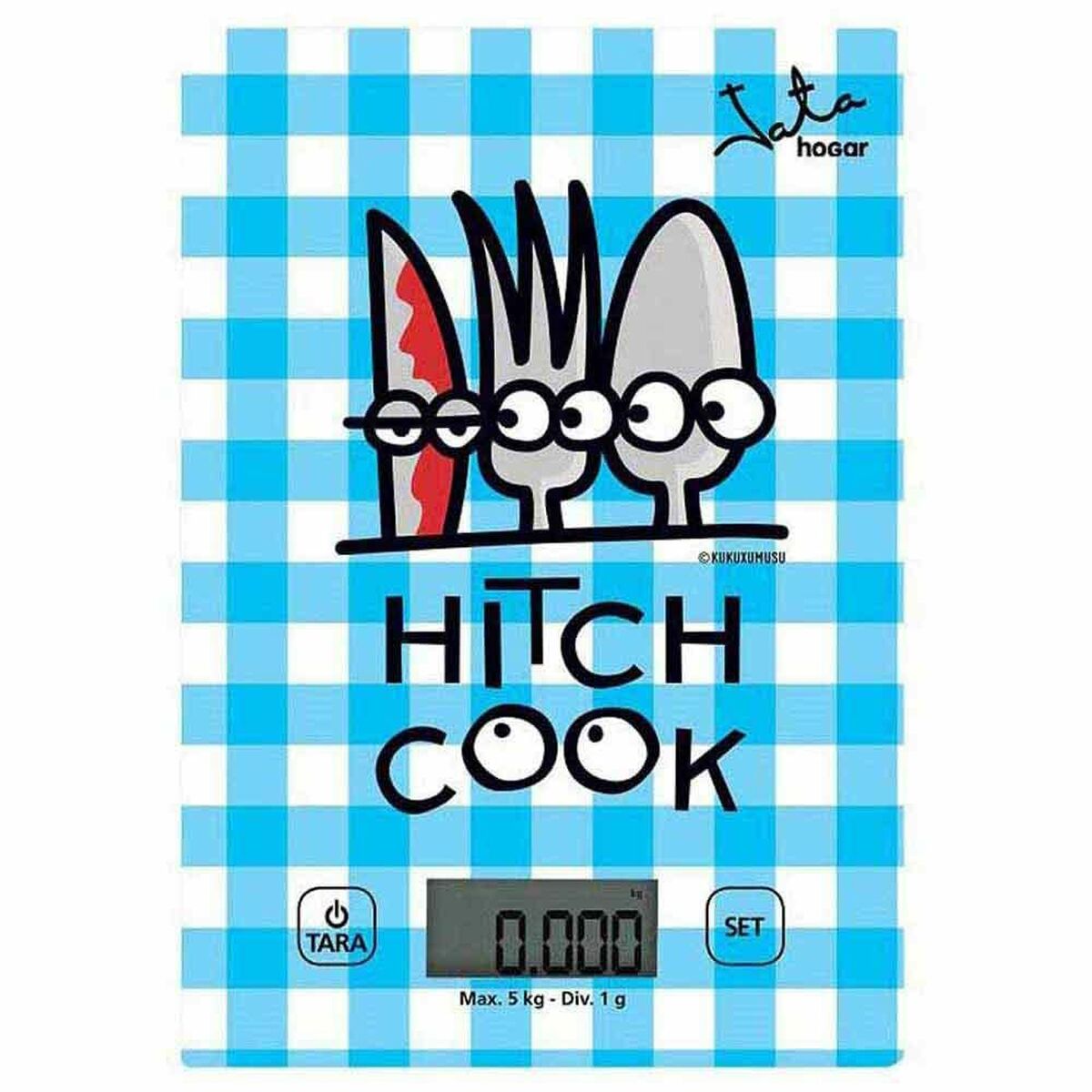 balance de cuisine numérique JATA Mod. 732K Bleu 5 kg (Reconditionné B)