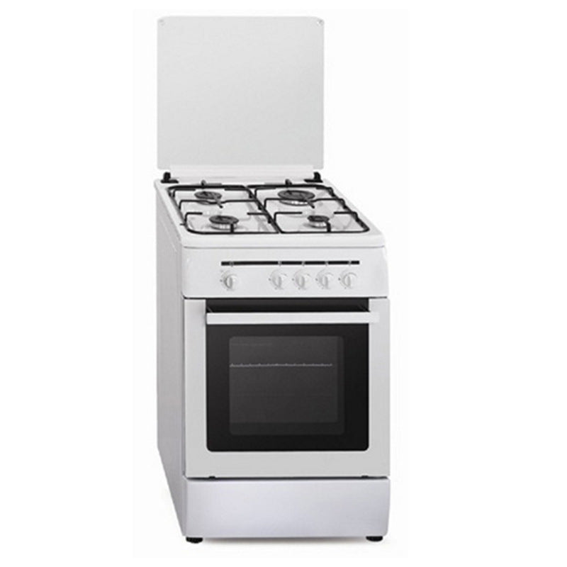 Cucina a Gas Vitrokitchen CB55BB BUT Bianco 1800 W