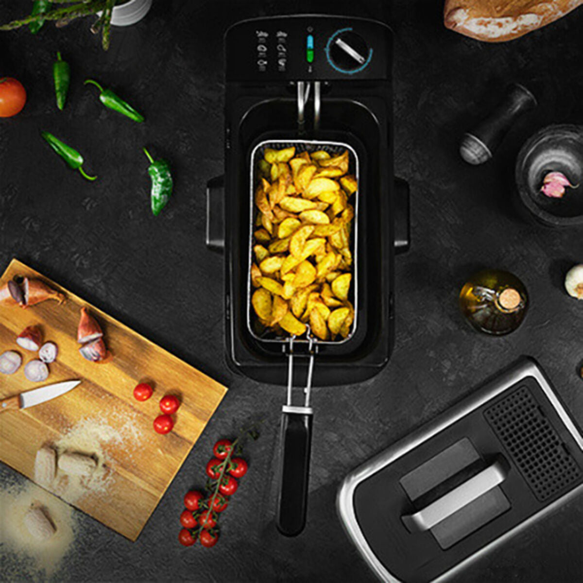 Friteuse Cecotec V1704755 3 L 2000W Noir 2000 W 2400 W 3 L
