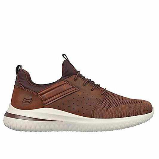 Chaussures de Sport pour Homme Skechers Delson 3.0 - Cicada Marron