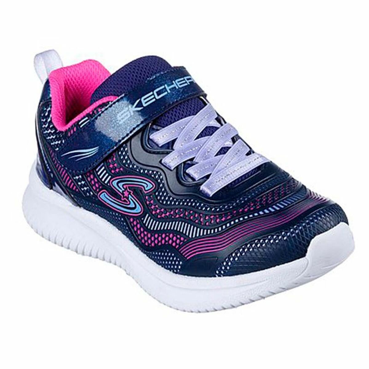 Scarpe Sportive per Bambini Skechers Jumpsters Blu Marino
