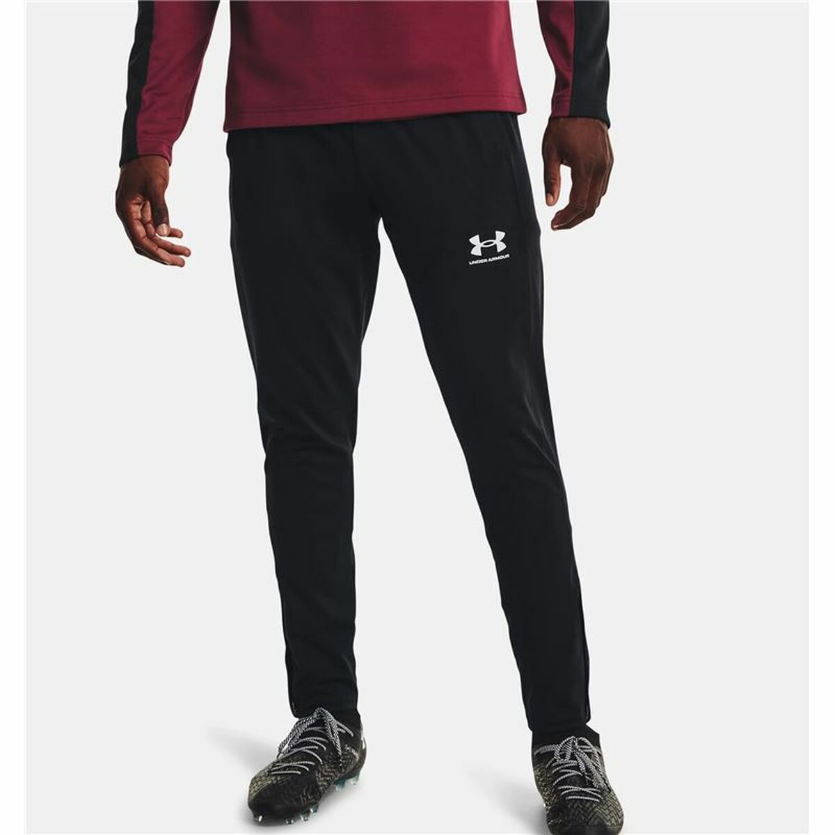 Football Training Trousers for Adults Under Armour Challenger Football Black Men
