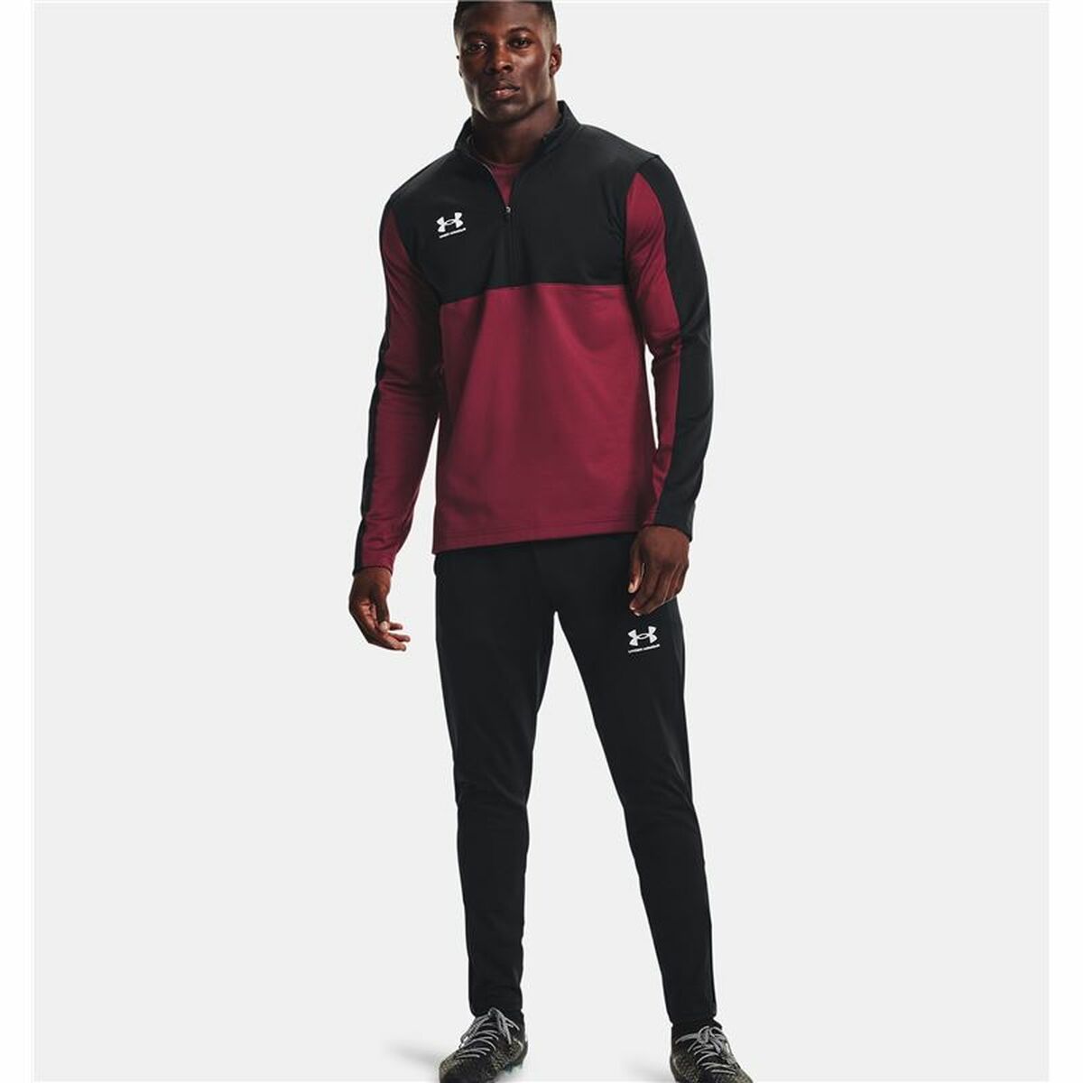 Football Training Trousers for Adults Under Armour Challenger Football Black Men