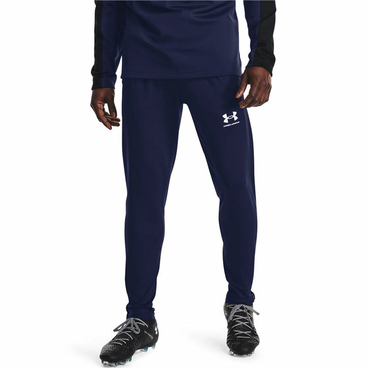 Football Training Trousers for Adults Under Armour Blue Men
