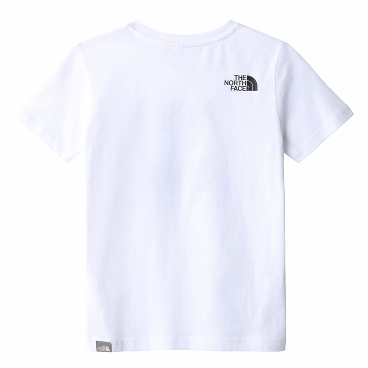 Maglia a Maniche Corte per Bambini The North Face Teens Box Bianco