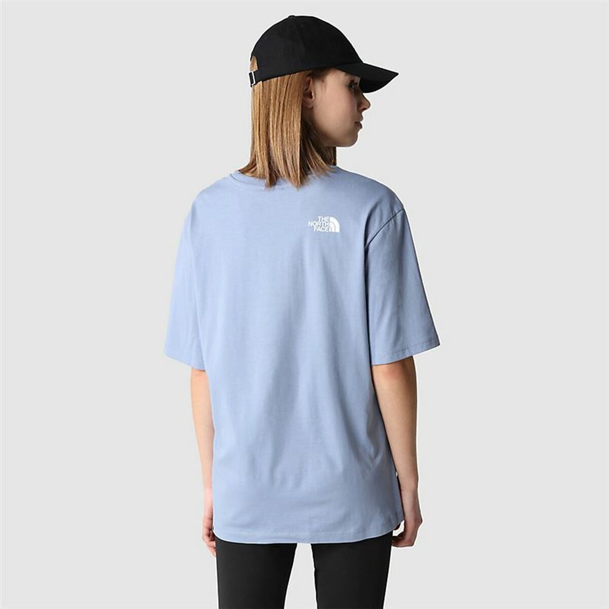 Maglia a Maniche Corte Donna The North Face Simple Dome Folk Azzurro