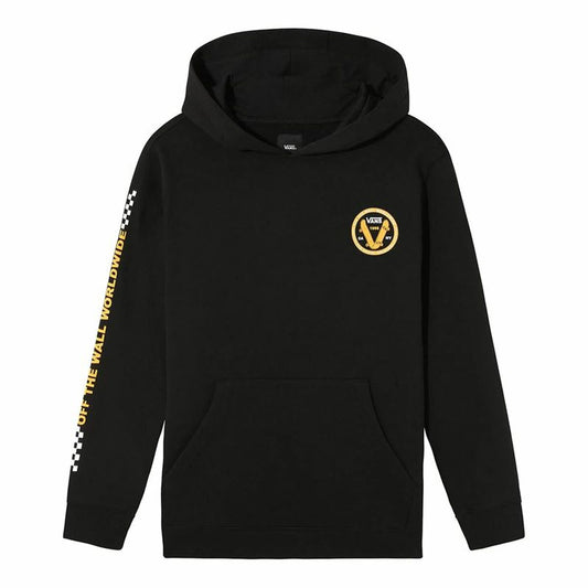 Sweat à capuche enfant Vans Global Stack Noir