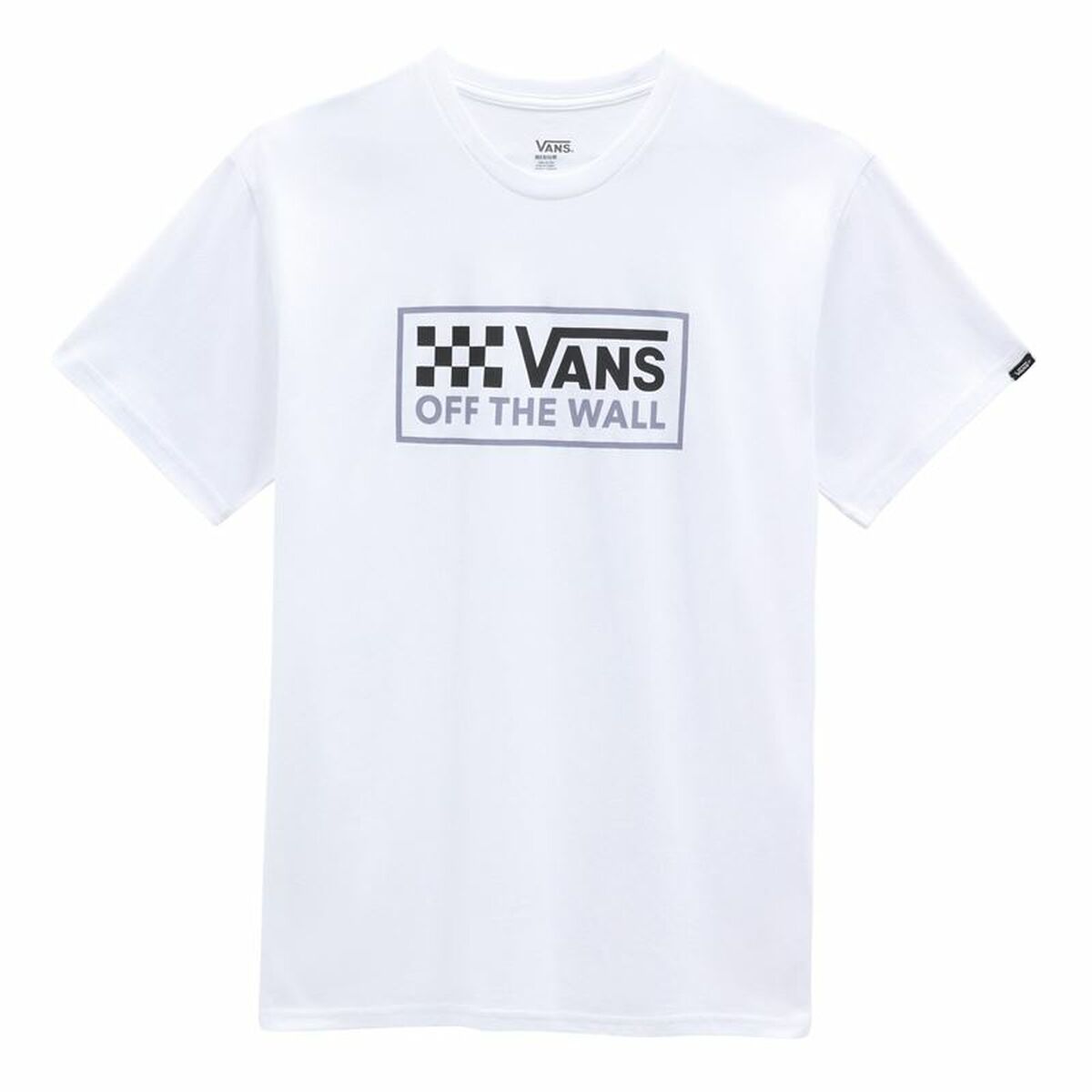 Maglia a Maniche Corte Uomo Vans Wrecked Angle Bianco Uomo