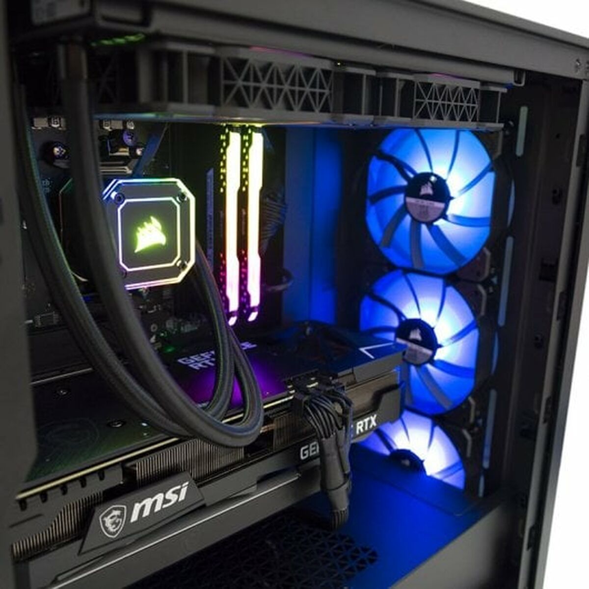 Desktop PC PcCom PCC-IMP3-13700KF-2TB-4070TI-BLK Intel Core i7-13700KF 32 GB RAM 2 TB SSD