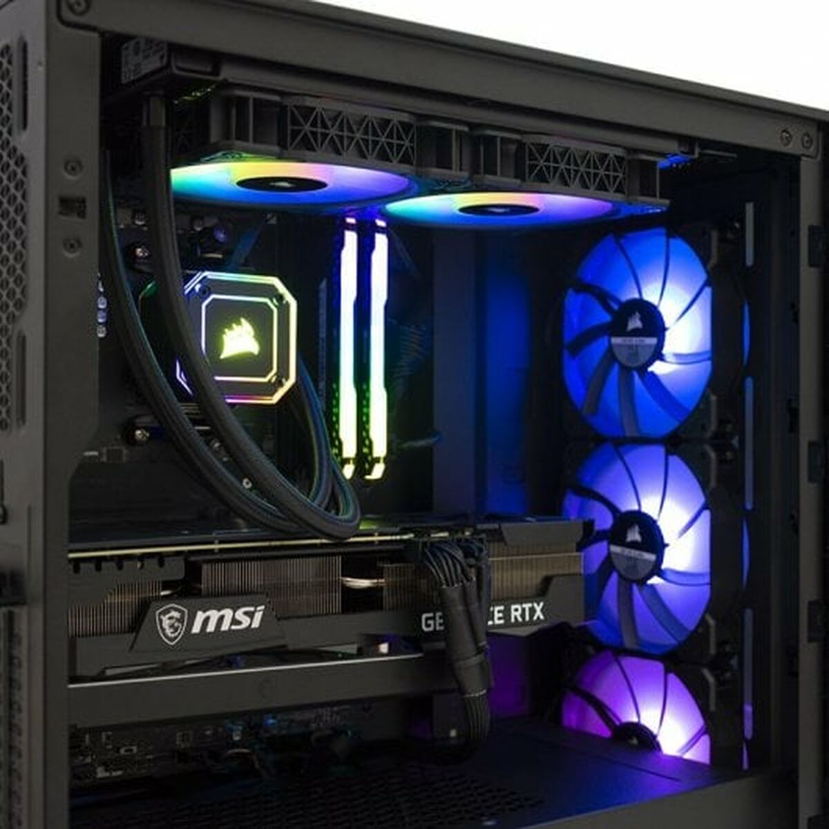 Desktop PC PcCom PCC-IMP3-13700KF-2TB-4070TI-BLK Intel Core i7-13700KF 32 GB RAM 2 TB SSD