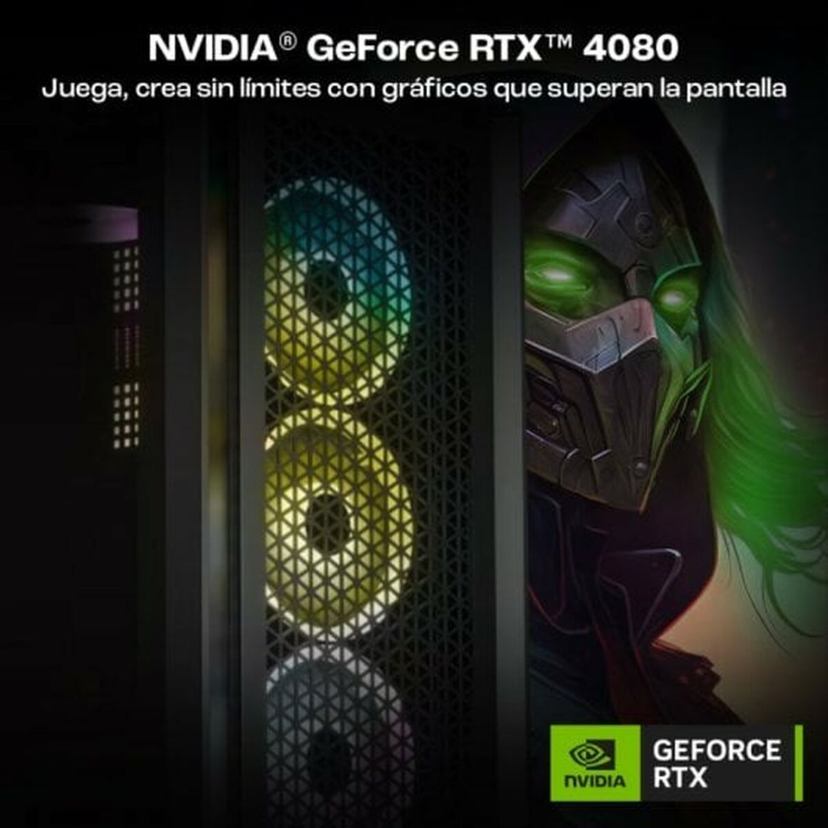 PC da Tavolo PcCom PCC-STD-13700K-4080-BLKW NVIDIA GeForce RTX 4080 i7-13700K 32 GB RAM 2 TB SSD