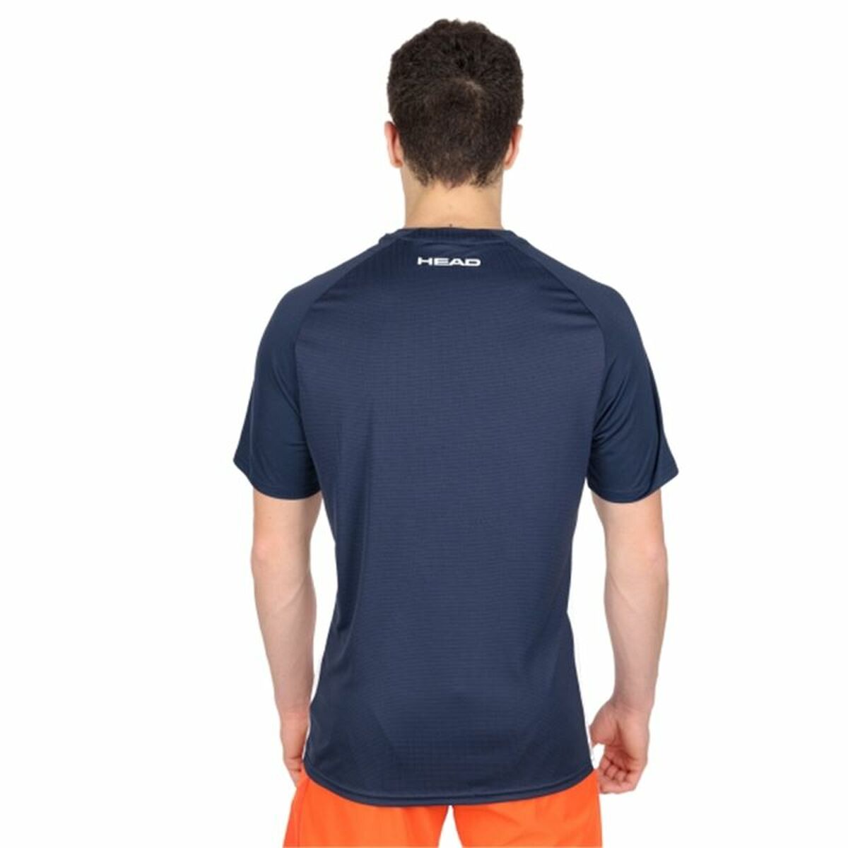 Men’s Short Sleeve T-Shirt Head Head Play Tech Navy Blue