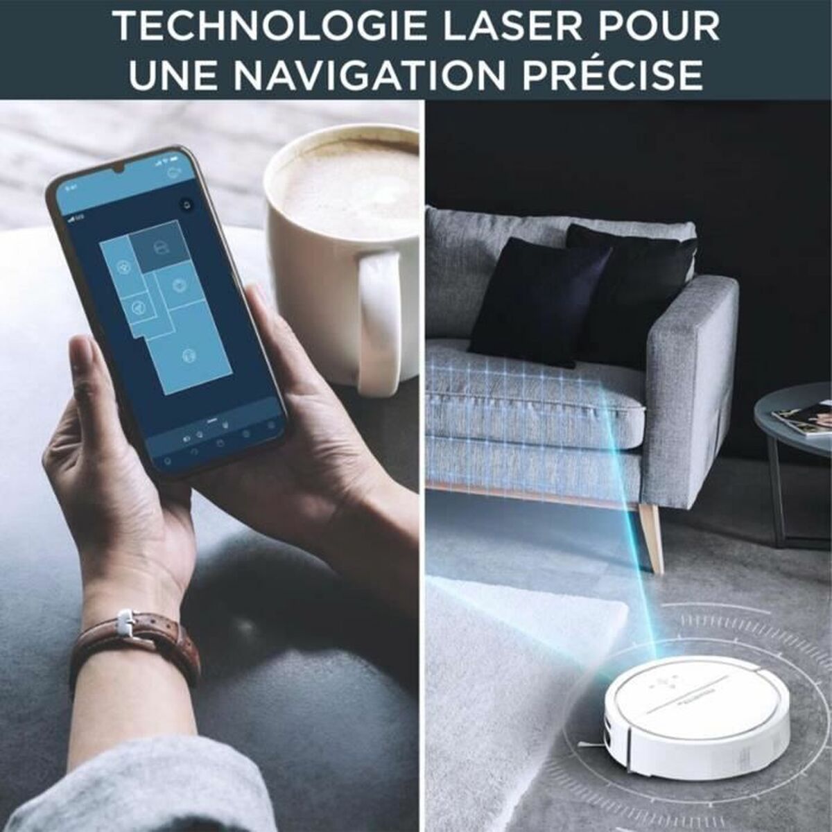 Robot Vacuum Cleaner Rowenta RR7877WH 700 ml