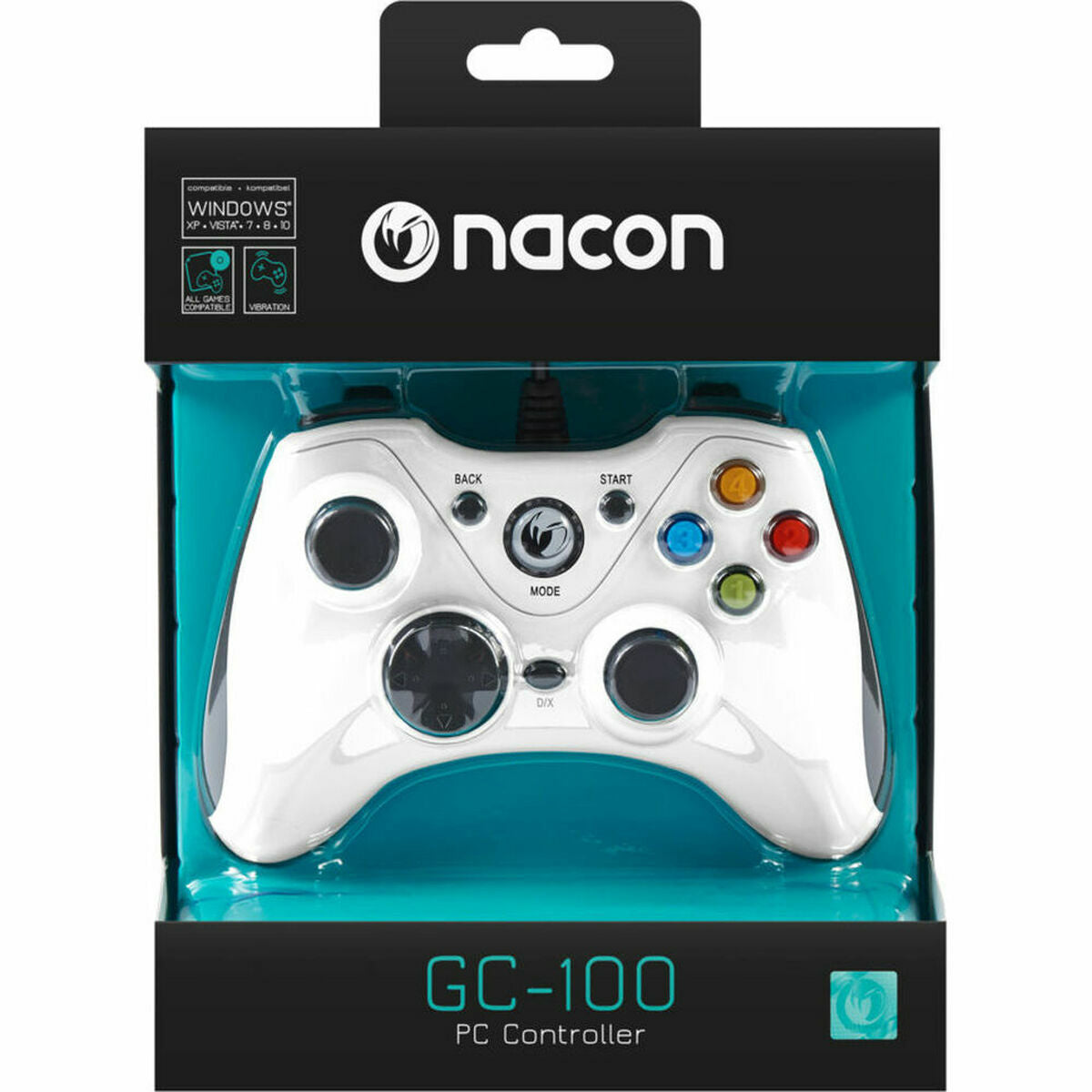Controller Gaming Nacon PCGC-100WHITE