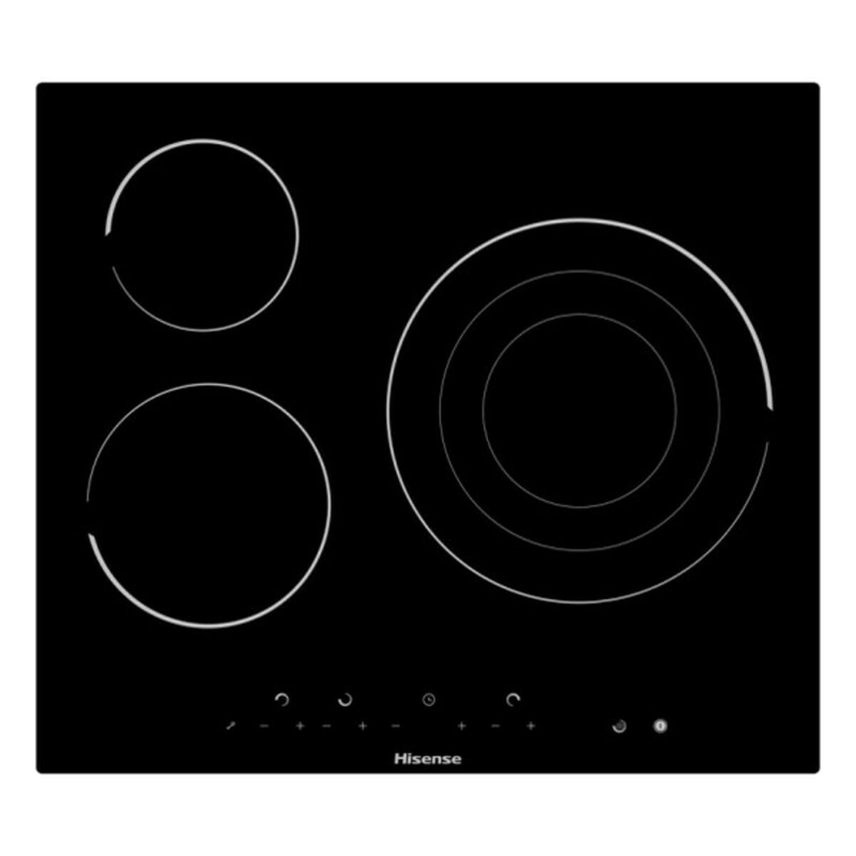 Glass-Ceramic Hob Hisense E6322C 60 cm 5700 W Black (Refurbished C)