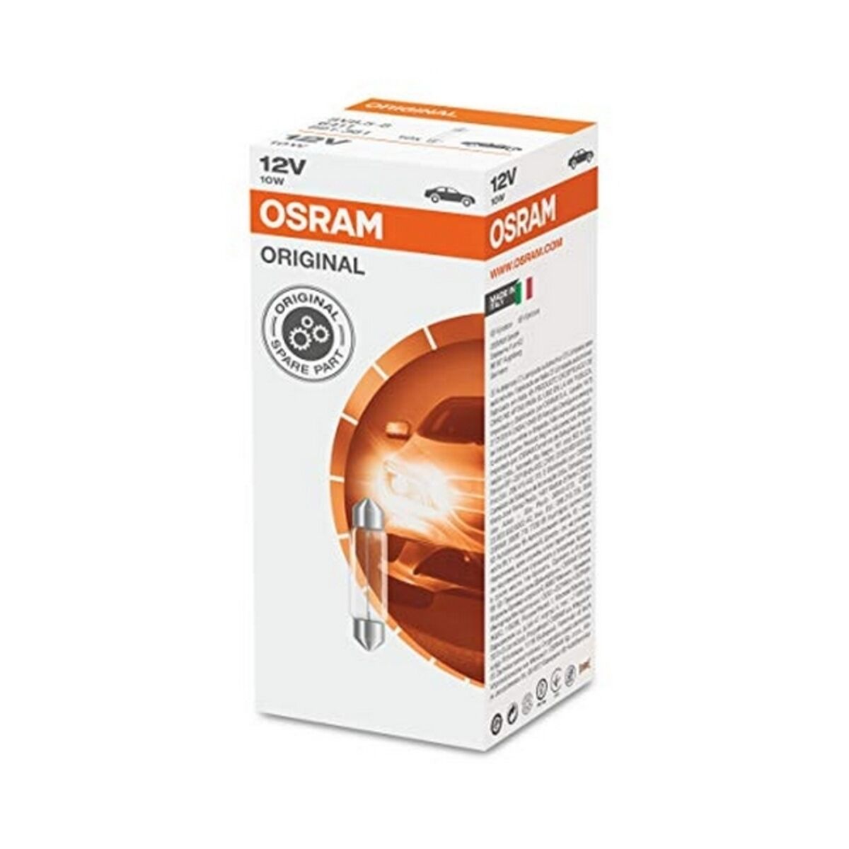 Lampadina per Auto OS6411 Osram OS6411 C10W 12V 10W (10 pcs)