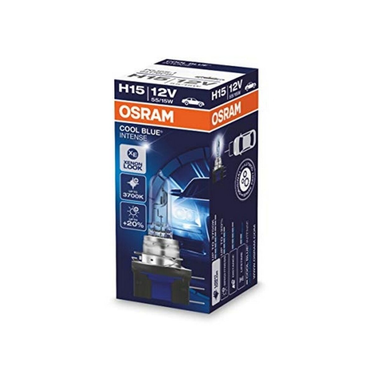Lampadina per Auto Osram 64176CBI H15 12V 55/15W 3200K