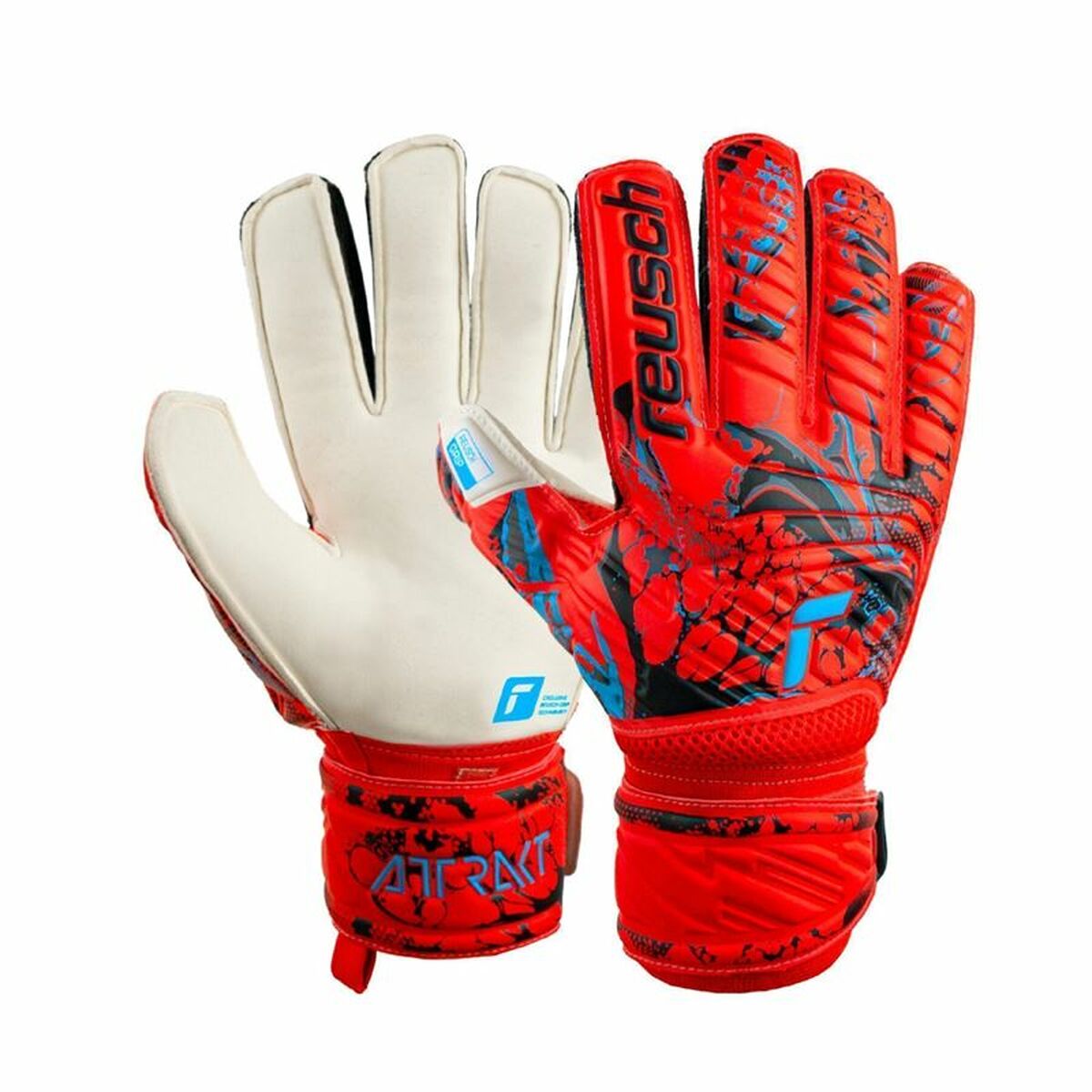 Gants de Gardien de But Reusch Attrakt Grip Rouge Adultes