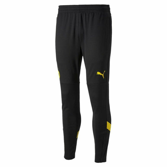 Pantalon de Survêtement pour Adultes Puma Borussia Dortmund Noir Football Homme