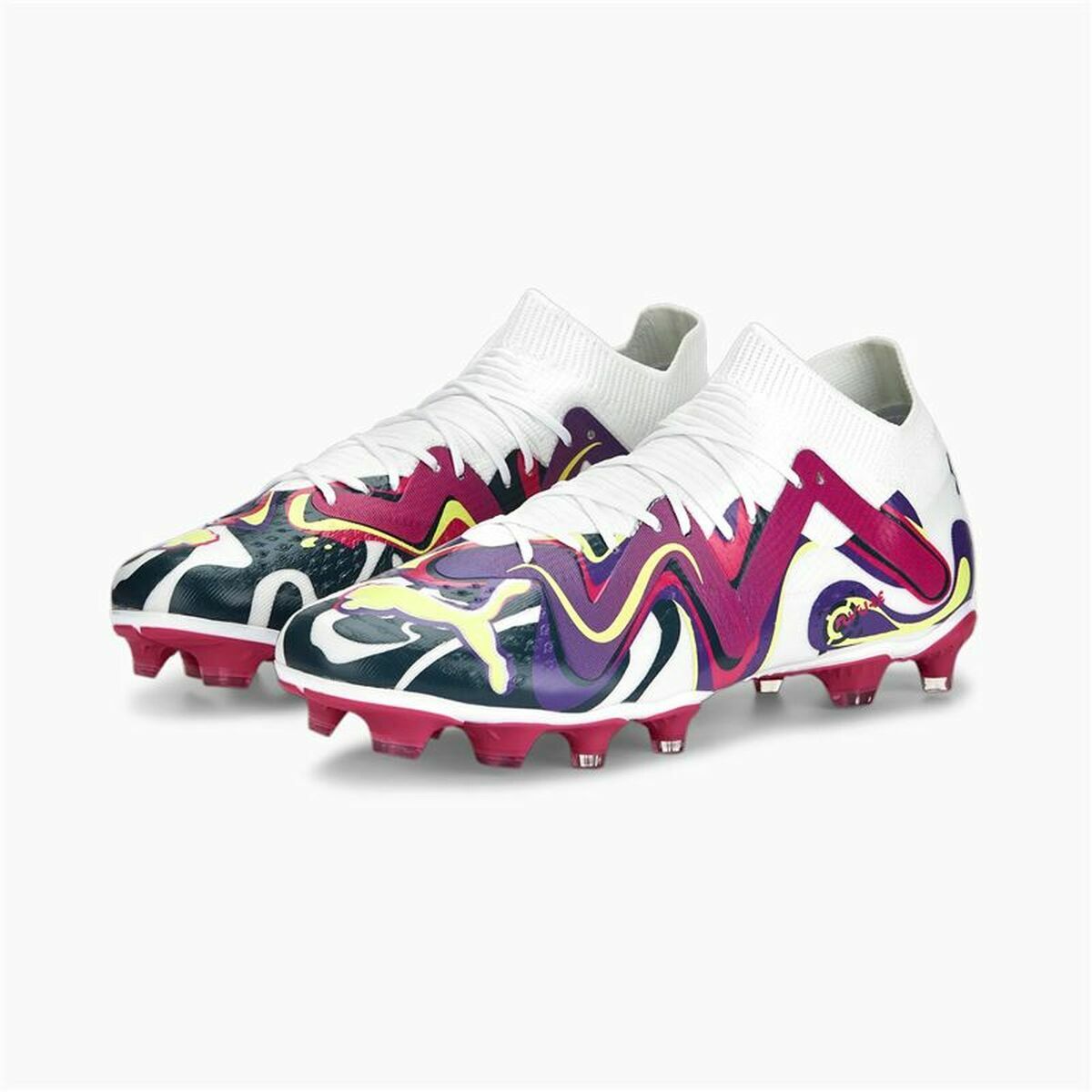 Scarpe da Calcio per Adulti Puma Future Match Creativ Bianco Unisex