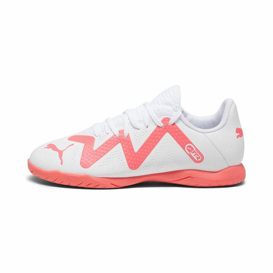Chaussures de foot pour Enfants Puma Future Play It Blanc Rose