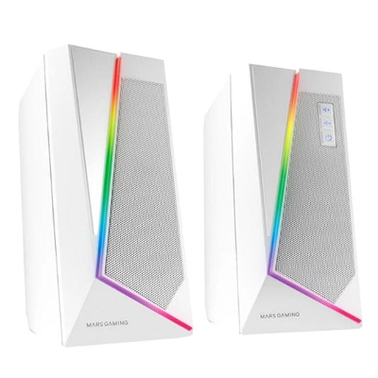 Haut-parleurs bluetooth Mars Gaming BT Blanc