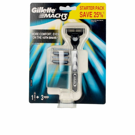 Set de rasage Gillette Mach 3 (4 pcs)