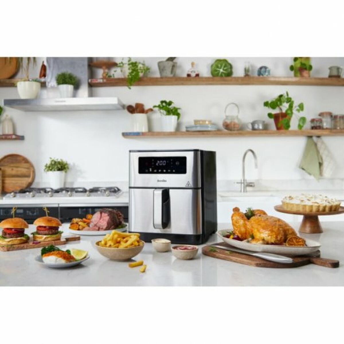 Friggitrice Breville VDF131X 9 L Nero Acciaio 1700 W