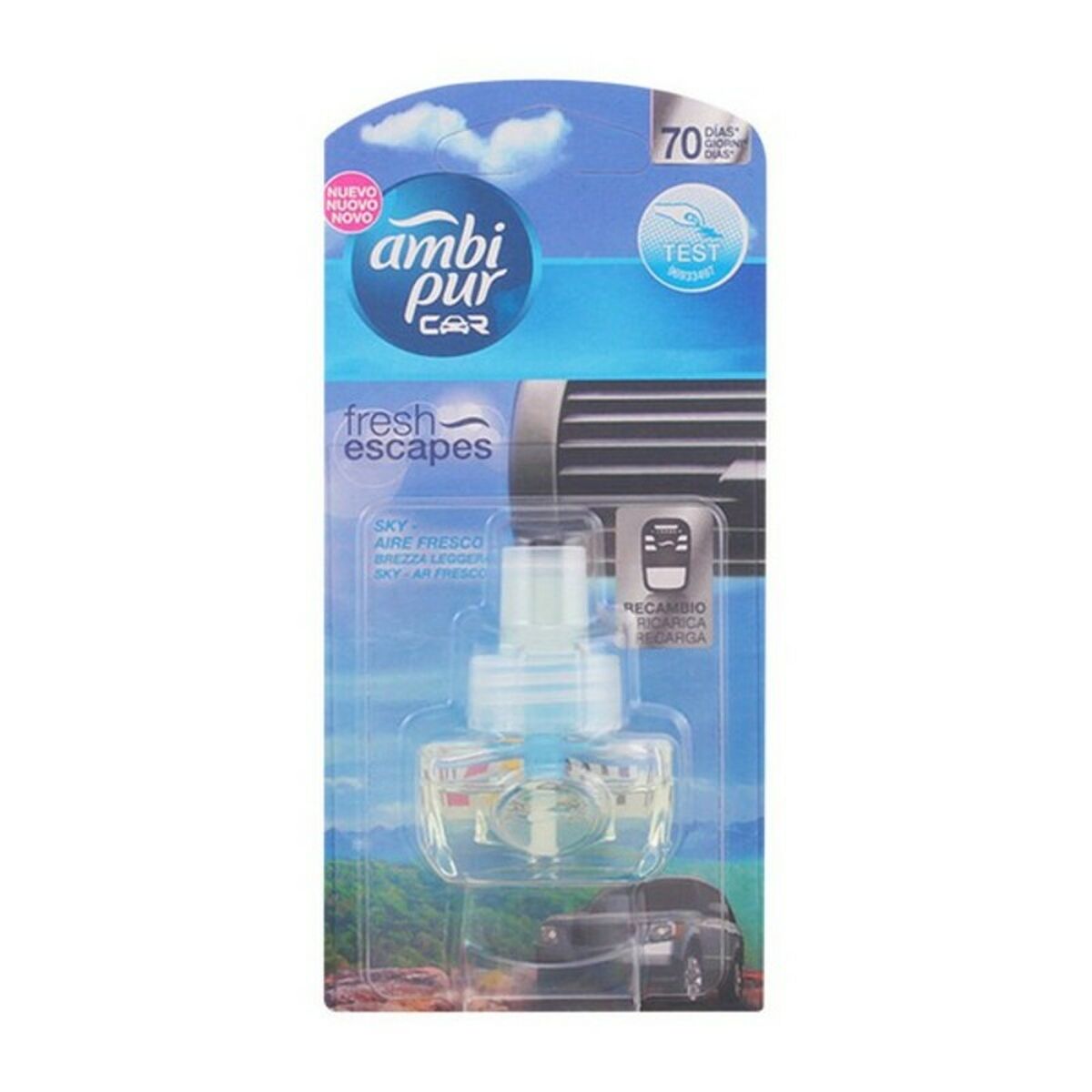 Air Freshener Refill Sky Aire Fresco Ambi Pur Car (7 ml) 7 ml