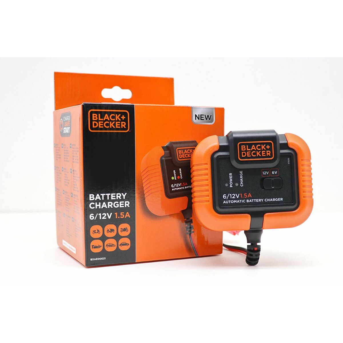 Car Charger Black & Decker BXAE00021 6-12 V 70 Ah