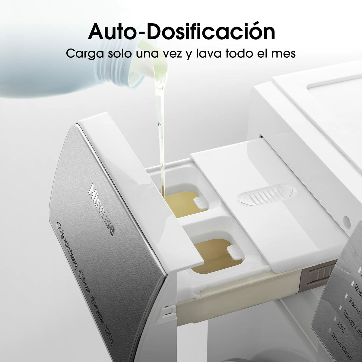 Lavatrice - Asciugatrice Hisense WDQR1014EVAJM Bianco 1400 rpm 10 kg 6 Kg