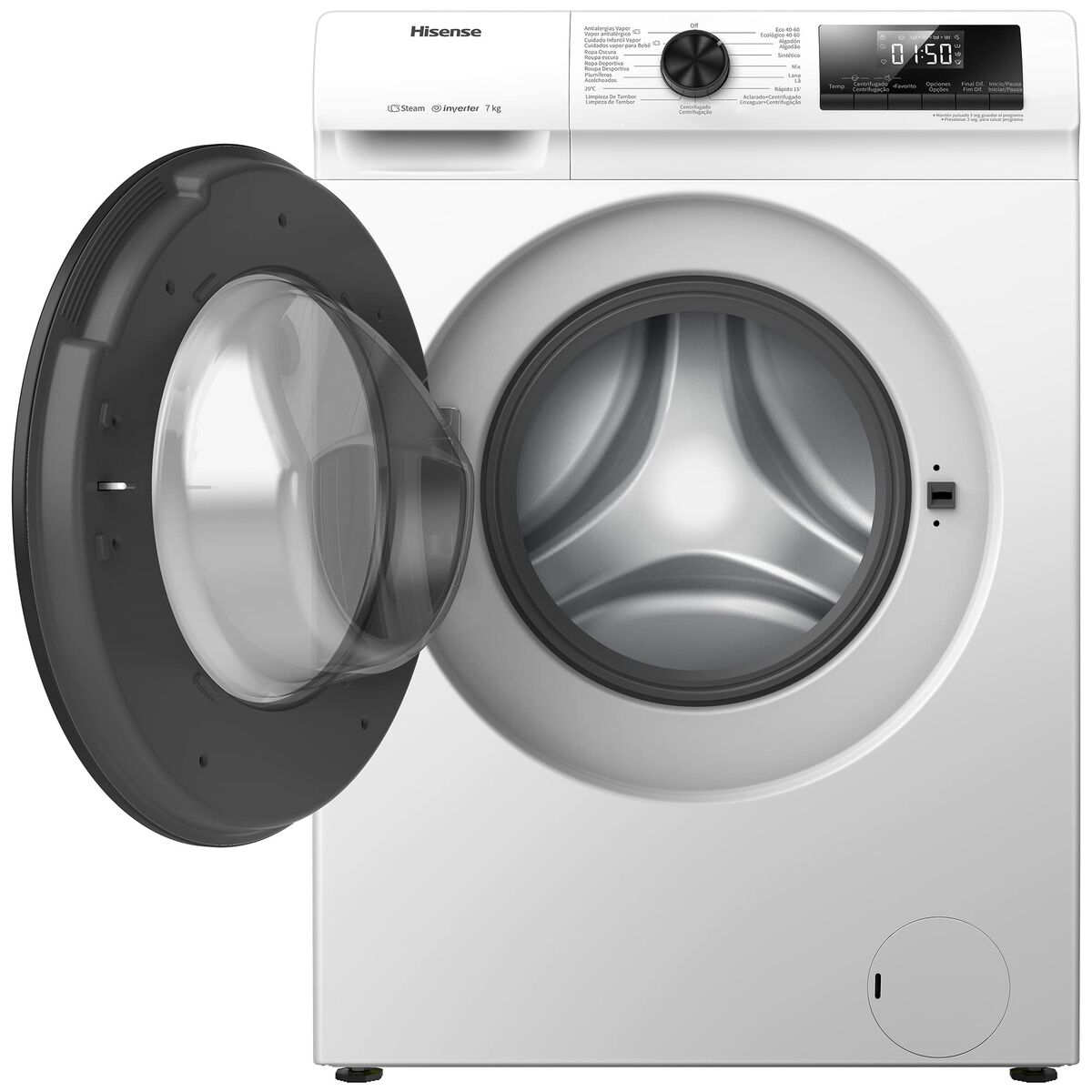 Machine à laver Hisense Blanc 7 kg 59,5 cm 1200 rpm