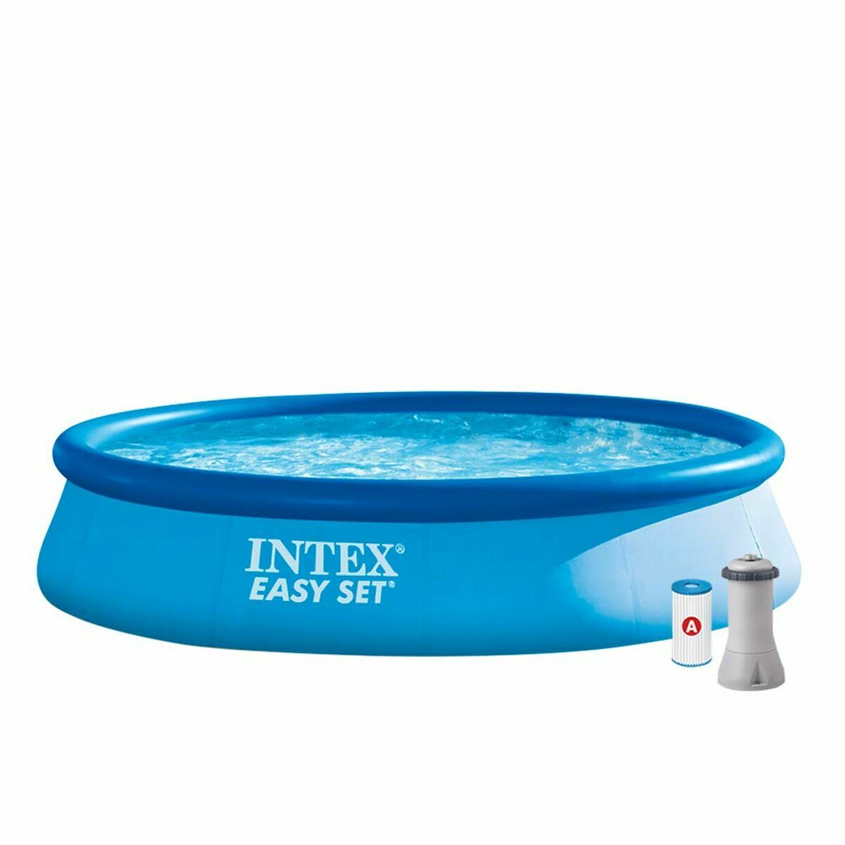 Inflatable pool Intex Easy Set 7290 l Circular 396 x 84 cm