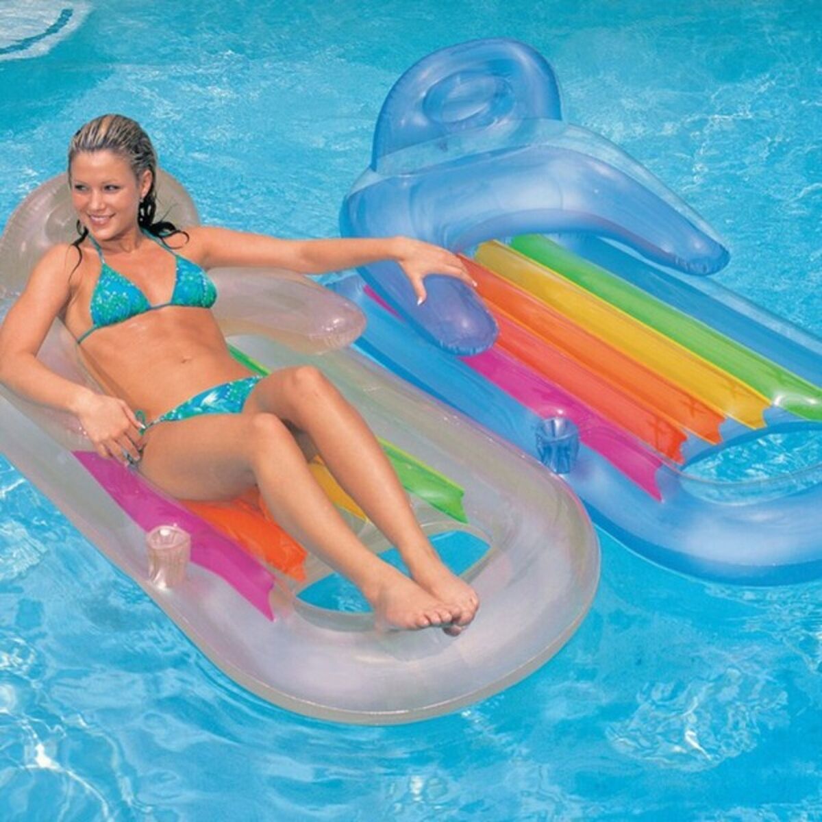 Inflatable Pool Chair Intex         160 x 53 x 85 cm  