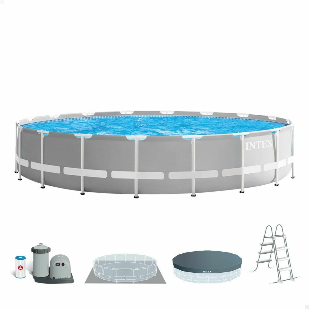 Detachable Pool Intex Prism Frame 24.311 l 549 x 122 cm